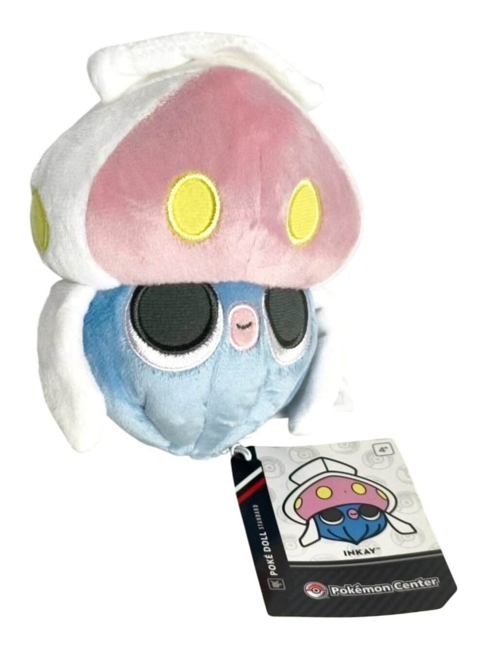 Pokémon Inkay Poké Doll Plush Toy Pink Blue 2013 New